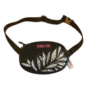 Victoria's Secret Graphic Bloom Oval City Belt Bag NWT
